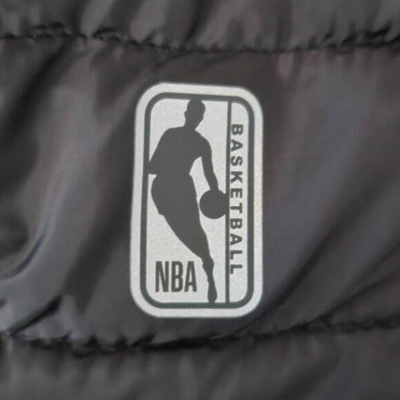 NBA Puffer Coat, Black, Size Large, New With Tags, Hoodie, Mens Basketball - Picture 16 of 16